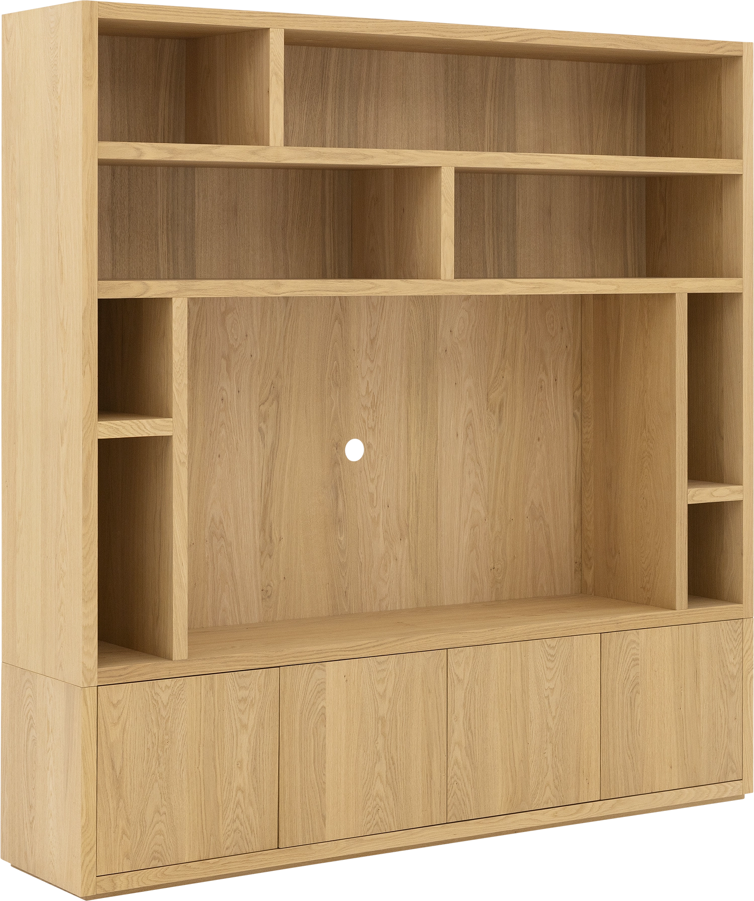 Goossens Barcelona Tv Meubel Eiken Blank - 8251584-goossens-barcelona-tv-meubel-eiken-blank-05
