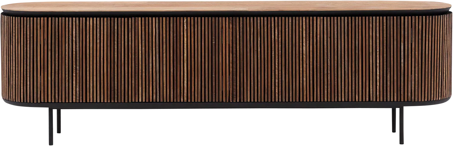 Goossens Adel Tv Meubel Teak Bruin - 8233612-goossens-adel-tv-meubel-teak-bruin-02