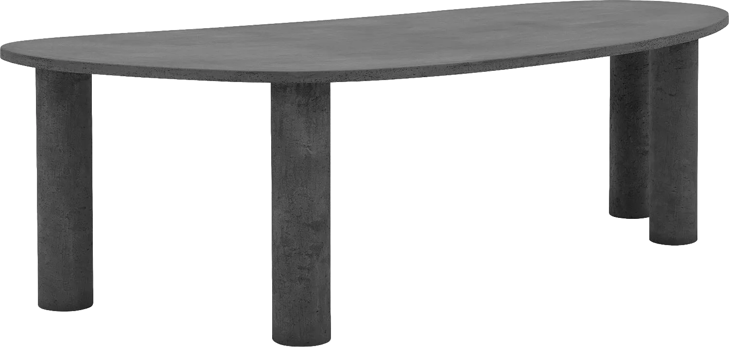Goossens Stone Eettafel Beton Grijs - 8231907-goossens-stone-eettafel-beton-grijs-01