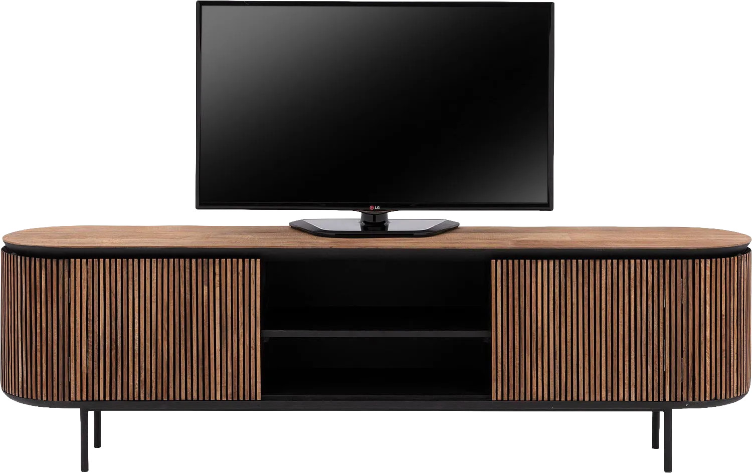Goossens Adel Tv Meubel Teak Bruin - 8235523-goossens-adel-tv-meubel-teak-bruin-02