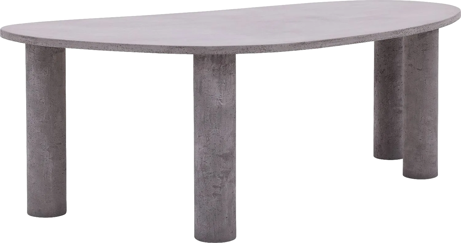 Goossens Stone Eettafel Beton Grijs - 8231882-goossens-stone-eettafel-beton-grijs-01