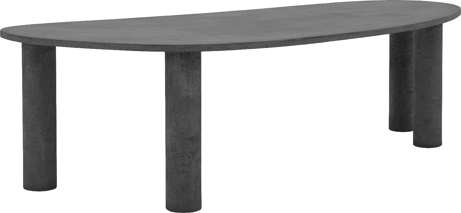 Goossens Stone Eettafel Beton Grijs - 8231908-goossens-stone-eettafel-beton-grijs-01