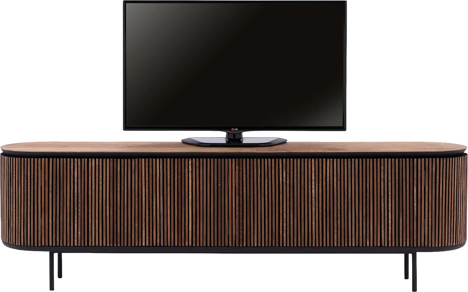 Goossens Adel Tv Meubel Teak Bruin - 8233612-goossens-adel-tv-meubel-teak-bruin-01