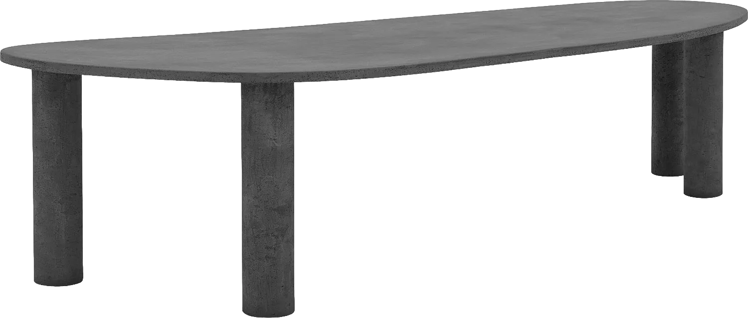 Goossens Stone Eettafel Beton Grijs - 8231912-goossens-stone-eettafel-beton-grijs-01