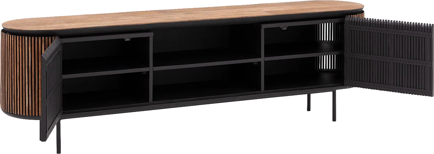 Goossens Adel Tv Meubel Teak Bruin - 8235523-goossens-adel-tv-meubel-teak-bruin-06
