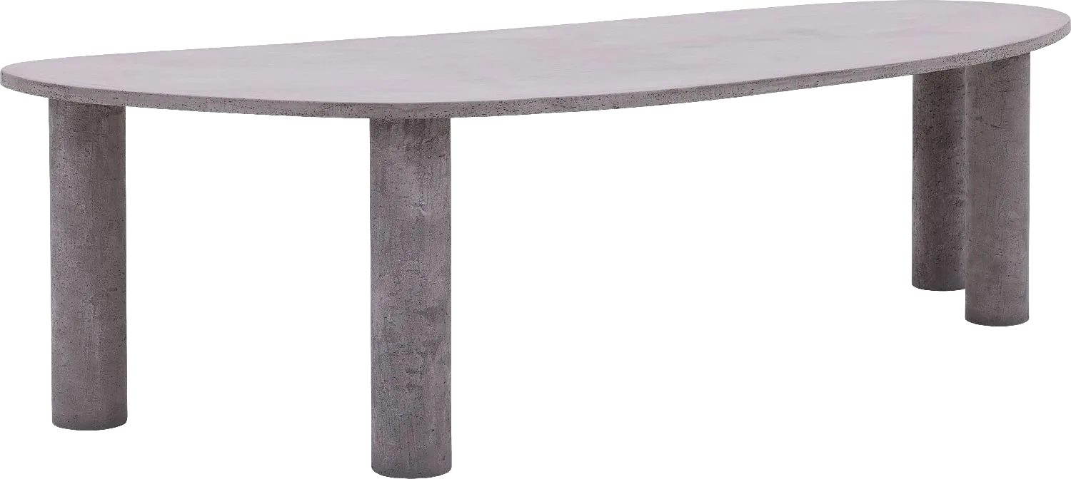 Goossens Stone Eettafel Beton Grijs - 8231885-goossens-stone-eettafel-beton-grijs-01