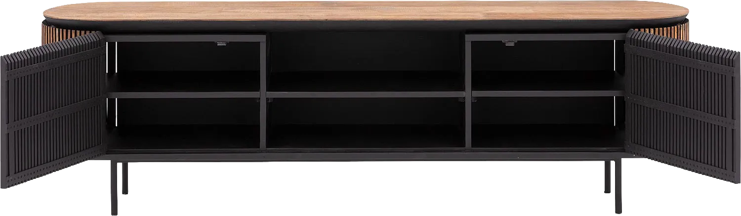 Goossens Adel Tv Meubel Teak Bruin - 8235523-goossens-adel-tv-meubel-teak-bruin-03