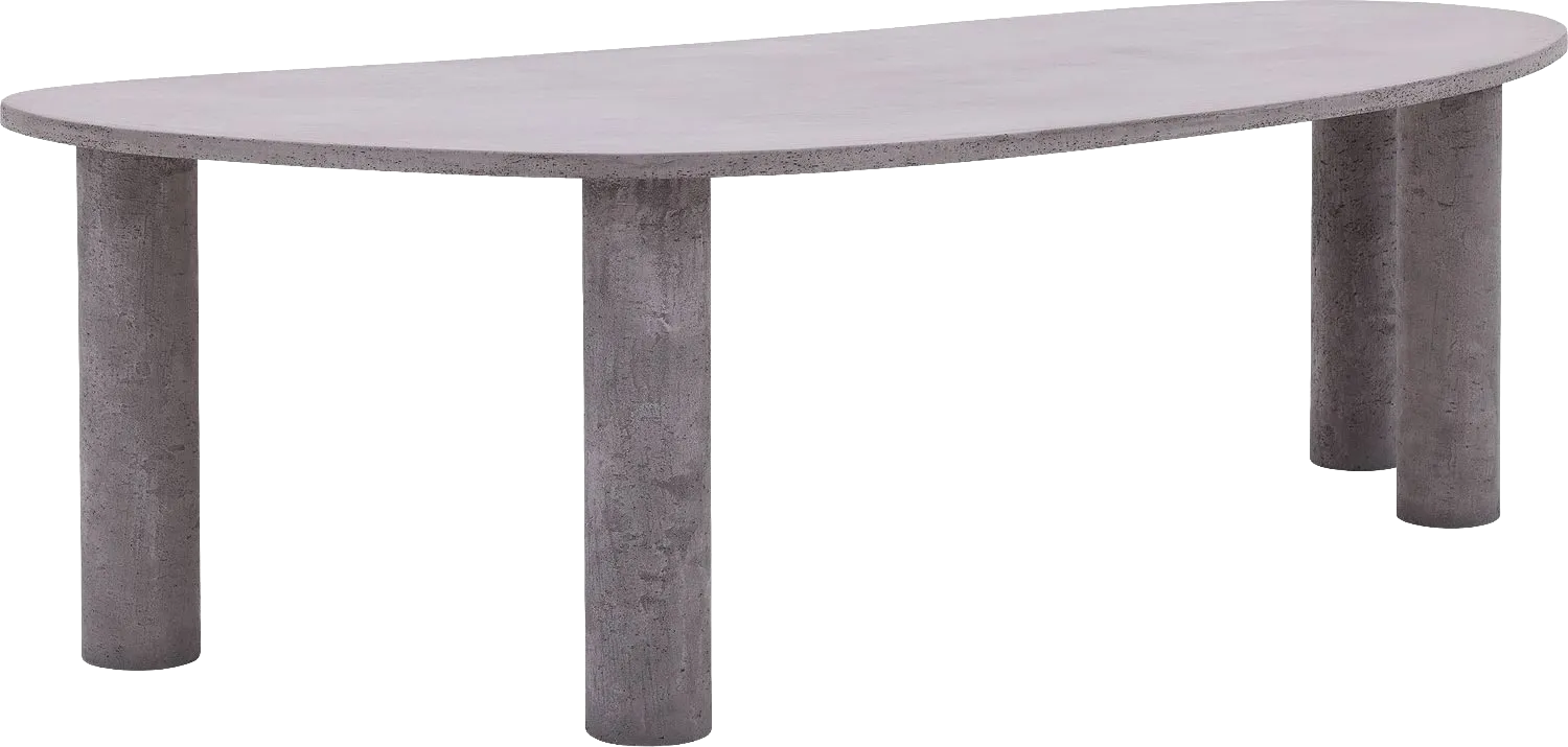 Goossens Stone Eettafel Beton Grijs - 8231883-goossens-stone-eettafel-beton-grijs-01