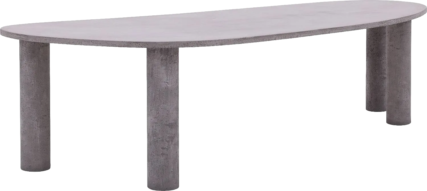 Goossens Stone Eettafel Beton Grijs - 8231886-goossens-stone-eettafel-beton-grijs-01