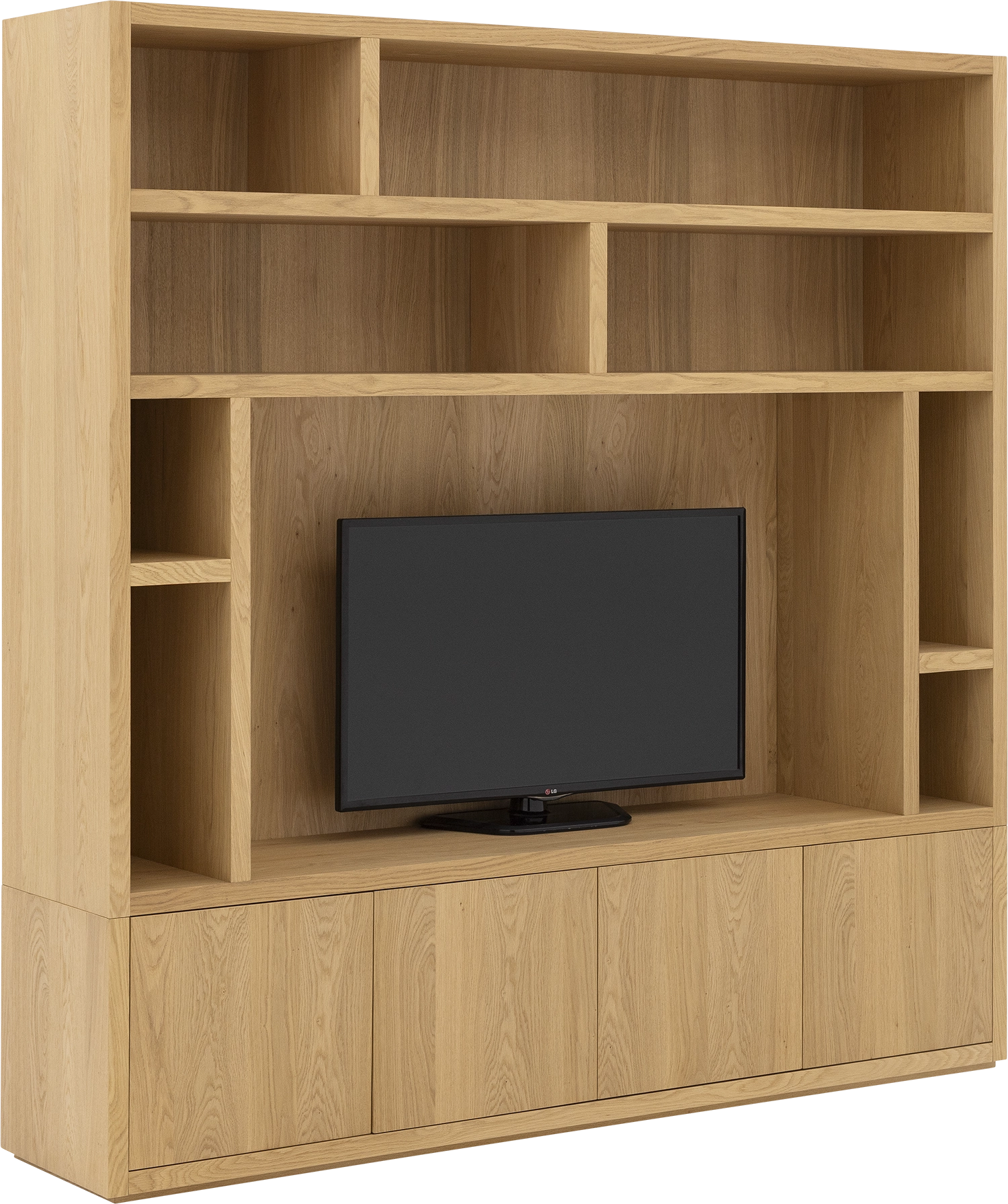 Goossens Barcelona Tv Meubel Eiken Blank - 8251584-goossens-barcelona-tv-meubel-eiken-blank-04