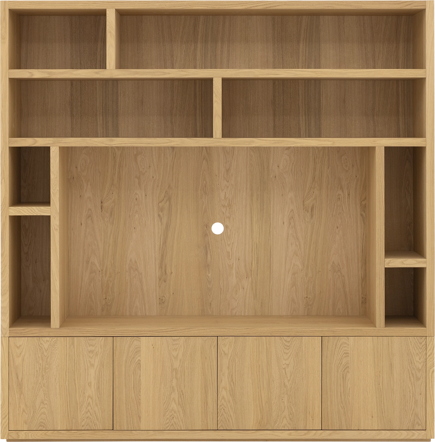 Goossens Barcelona Tv Meubel Eiken Blank - 8251584-goossens-barcelona-tv-meubel-eiken-blank-01