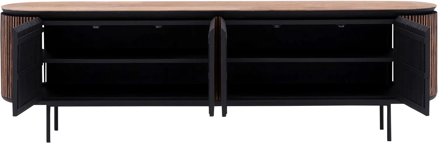 Goossens Adel Tv Meubel Teak Bruin - 8233612-goossens-adel-tv-meubel-teak-bruin-03