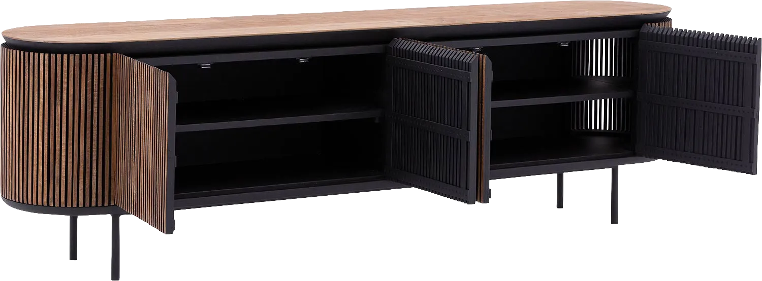 Goossens Adel Tv Meubel Teak Bruin - 8233612-goossens-adel-tv-meubel-teak-bruin-06