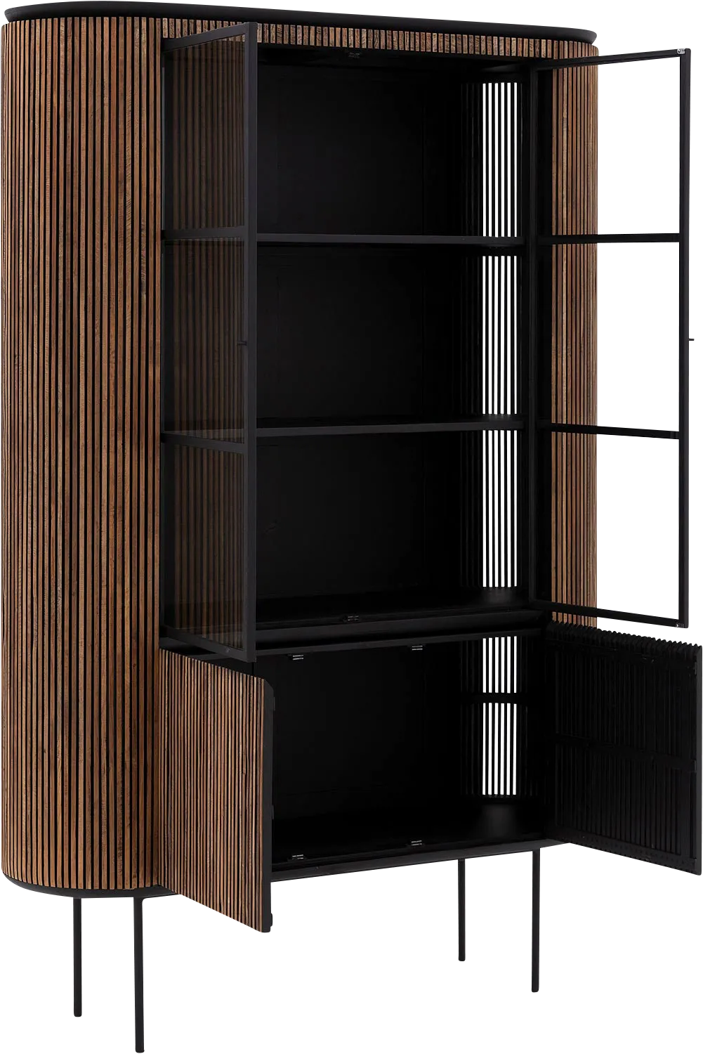 Goossens Adel Vitrinekast Teak - 8234671-goossens-adel-vitrinekast-teak-04