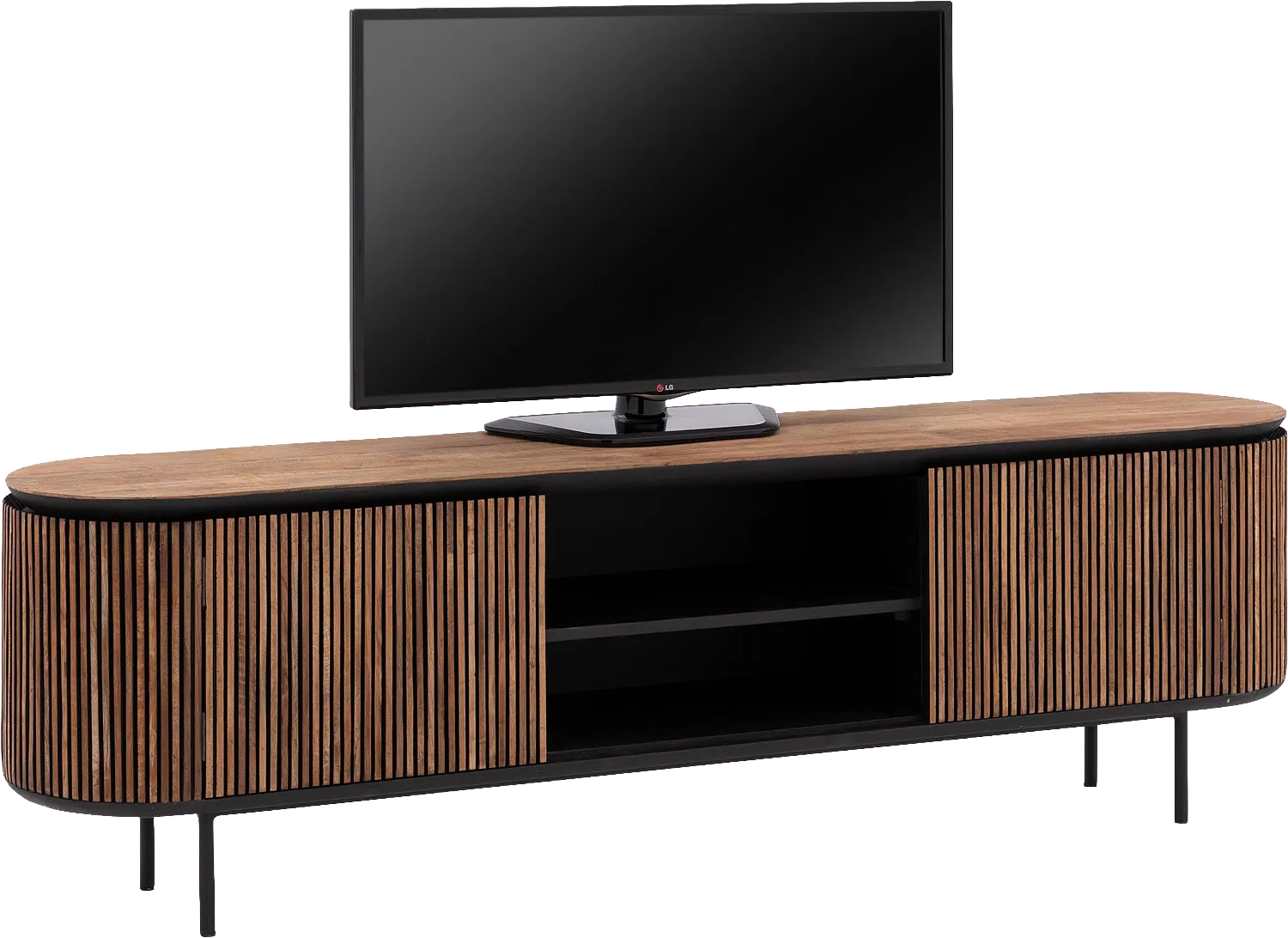Goossens Adel Tv Meubel Teak Bruin - 8235523-goossens-adel-tv-meubel-teak-bruin-05